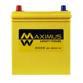 Автомобильный аккумулятор MAXIMUS Asia smf (NS40) 45Ah 420A L+ т. к. 5452720